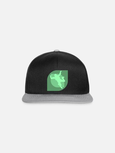 Skydiving Luft Parachuting - Snapback Cap - Schwarz/Grau