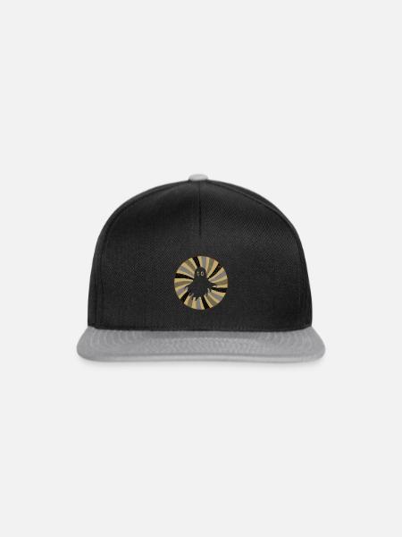 Gespenst Spuk - Snapback Cap - Schwarz/Grau