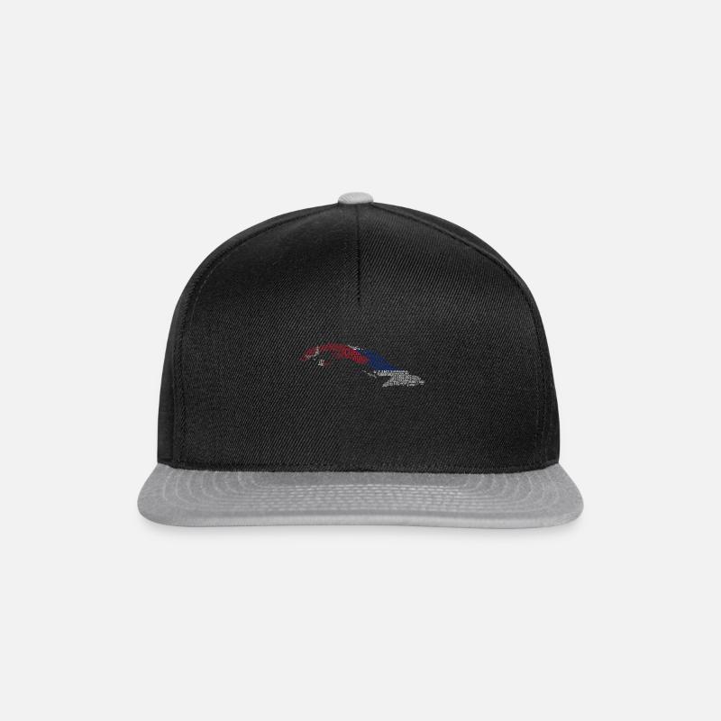 Schönes Kuba - Snapback Cap - Schwarz/Grau