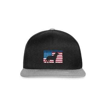 Australian Cattle Dog - Snapback Cap - black/grey - Front