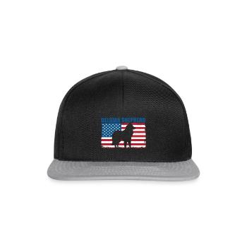 Berger Belge - Casquette snapback - noir/gris - Devant