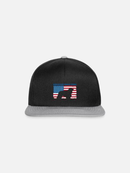 Cavalier King Charles Spaniel Geschenk - Snapback Cap - Schwarz/Grau