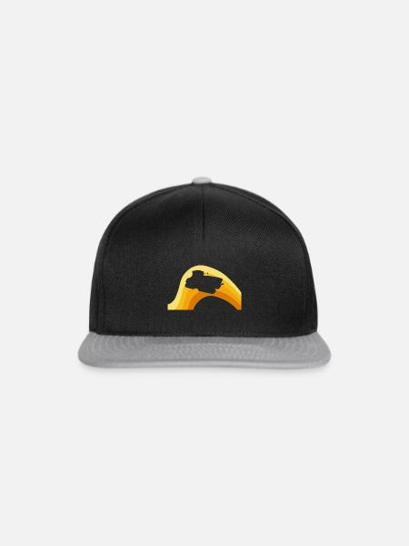 Bauer Ernte - Snapback Cap - Schwarz/Grau