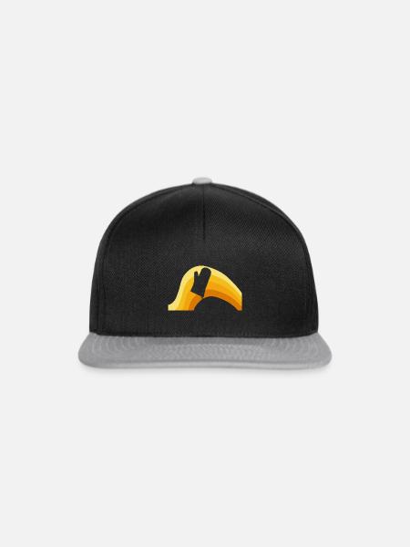 Backen Backwaren - Snapback Cap - Schwarz/Grau