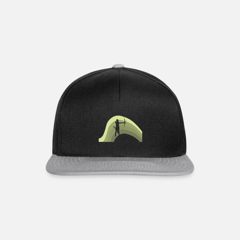 Archer Arc Archer - Casquette snapback - noir/gris