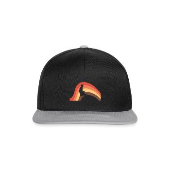 Dog Trainer Dog Training - Snapback Cap - black/grey - Front
