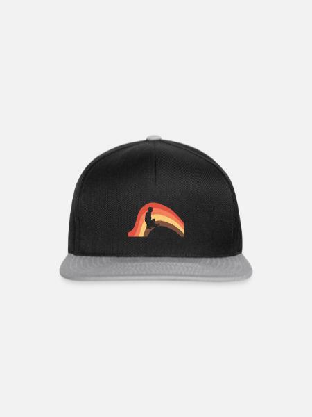 Hundetrainer Hundetraining - Snapback Cap - Schwarz/Grau