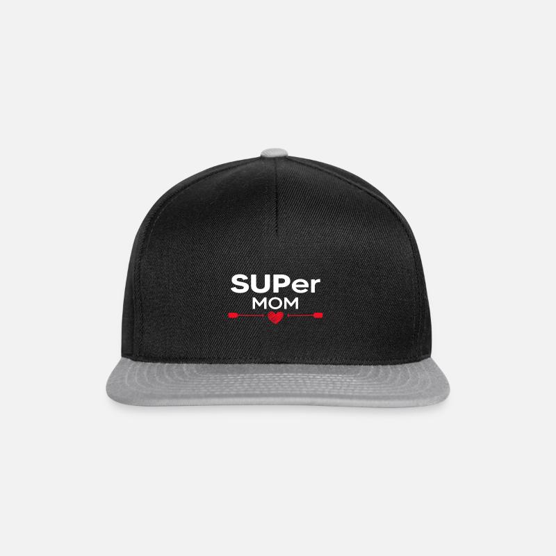 stand up paddle SUP Mom Paddle Motivation Stand Up - Snapback Cap - black/grey