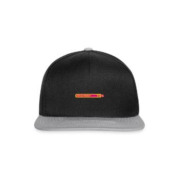 110% pour la liberté - Jeunes libéraux FDP JuLis - Casquette snapback - noir/gris - Devant
