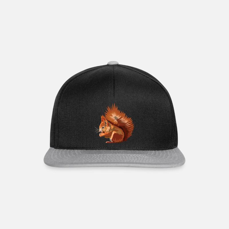 Squirrel - Snapback Cap - black/grey