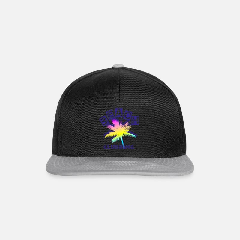 beach clubbing - Snapback Cap - Schwarz/Grau