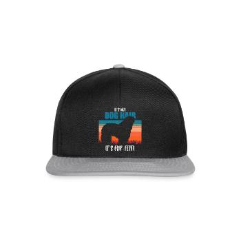 Bergamo Shepherd Dog - Snapback Cap - black/grey - Front