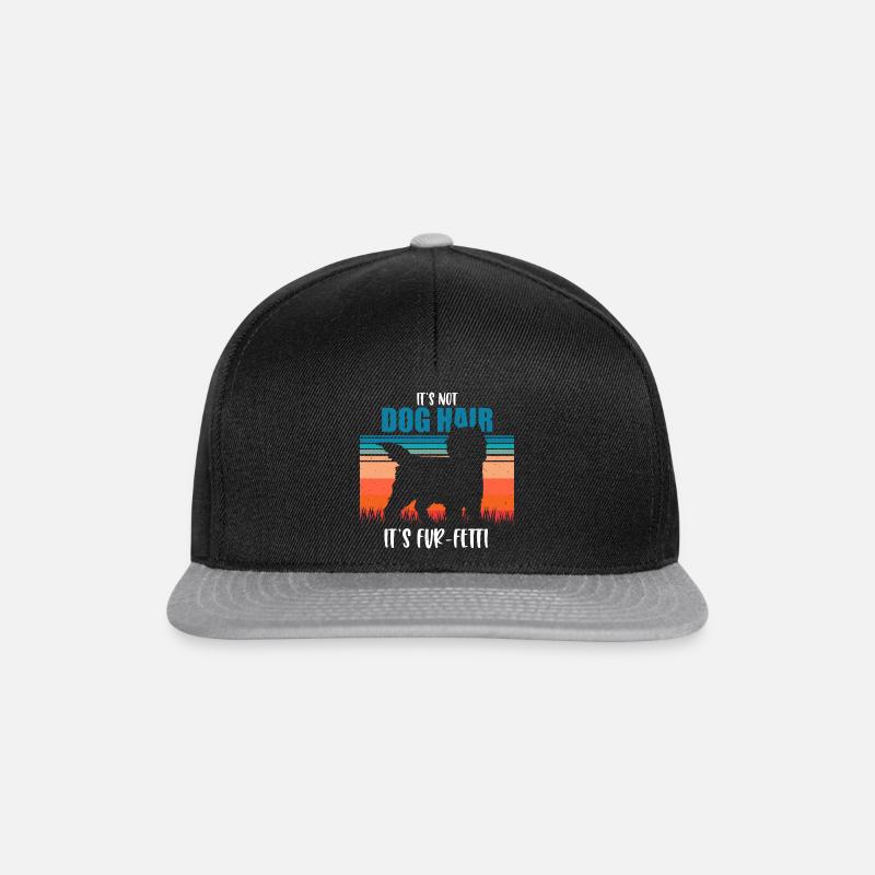 Cairn Terrier - Snapback Cap - Schwarz/Grau