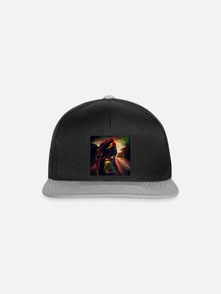 Der Weg nach Zion - Snapback Cap - Schwarz/Grau