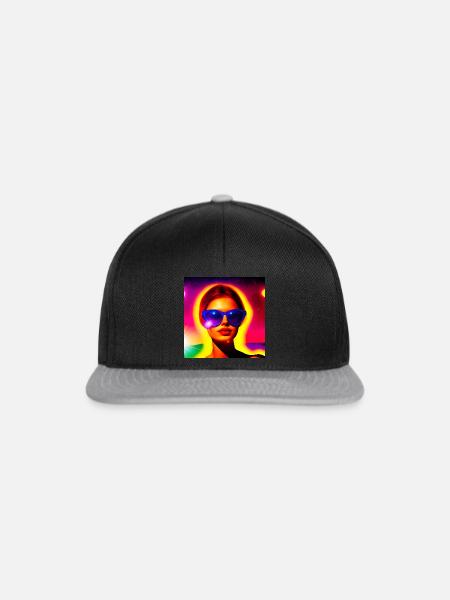 Sonnenbad auf der Venus - Snapback Cap - Schwarz/Grau