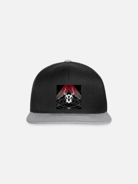 Crane digital art - Casquette snapback - noir/gris