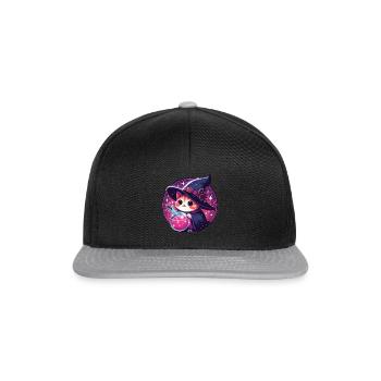 Potion Cat 2 - Snapback Cap - black/grey - Front