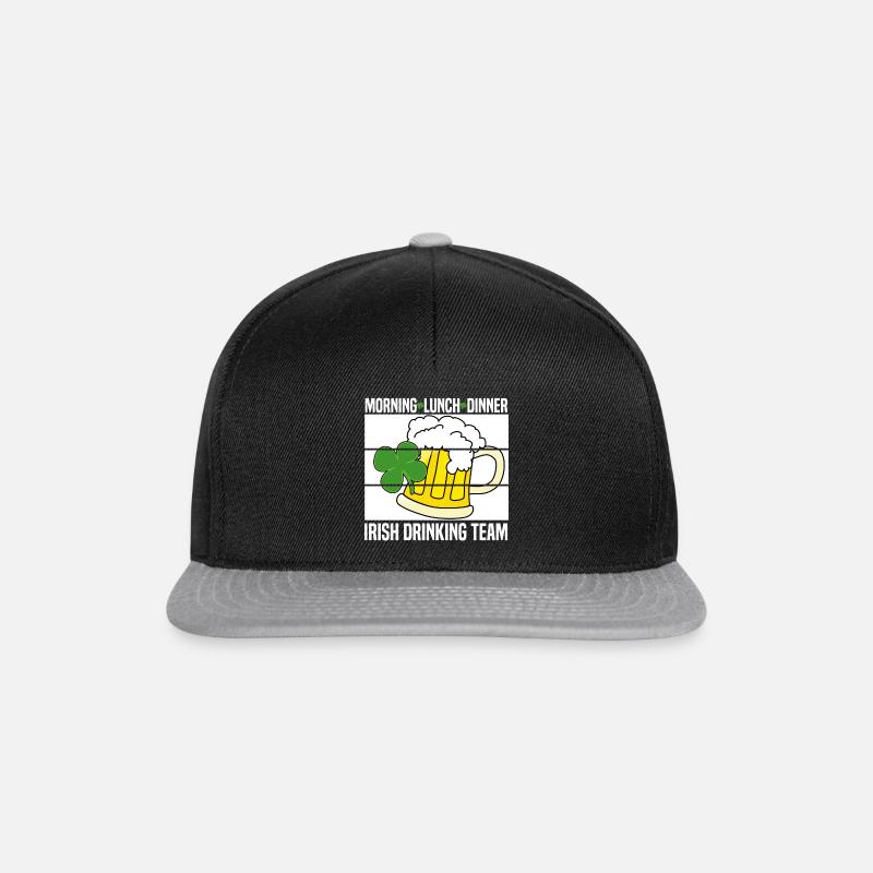 Équipe d’Irlande - Casquette snapback - noir/gris