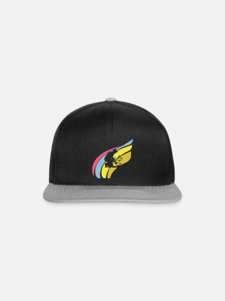 Gartenarbeit Gartenbau - Snapback Cap - Schwarz/Grau