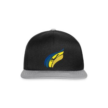 Turner Handstand Gymnastik - Snapback Cap - Schwarz/Grau - Vorne