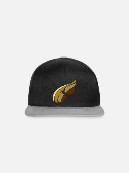 Parachuting Freifall Luft - Snapback Cap - Schwarz/Grau