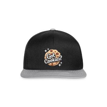 Cookies Cookie Biscuits Biscuits Chocolate - Snapback Cap - black/grey - Front