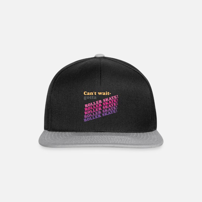 J’ai hâte Gotta Roller Skate - Casquette snapback - noir/gris