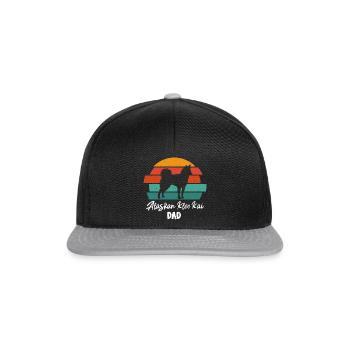Alaskan Klee Kai - Snapback Cap - Schwarz/Grau - Vorne