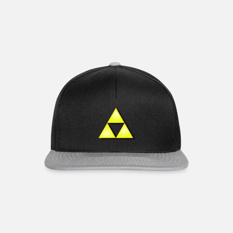 Triforce - Snapback Cap - Schwarz/Grau