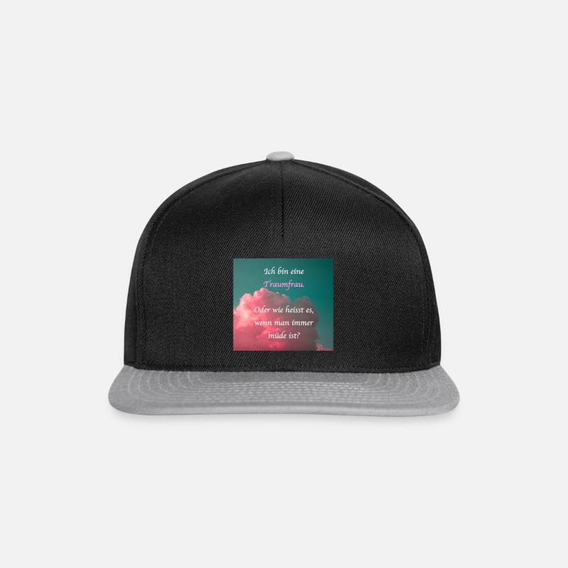 Traumfrau - Snapback Cap - Schwarz/Grau