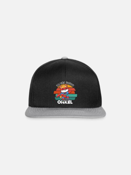 Super Onkel - Snapback Cap - Schwarz/Grau