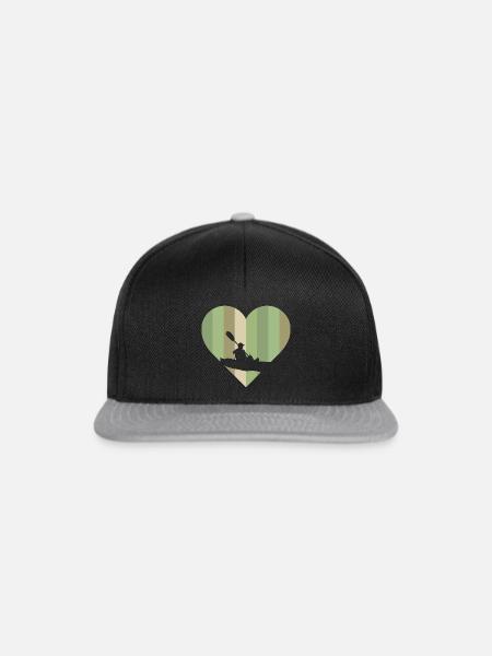 Kajakfahren Wassersport - Snapback Cap - Schwarz/Grau