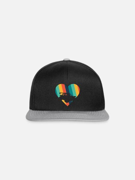 Auto Autocross Rennauto - Snapback Cap - Schwarz/Grau