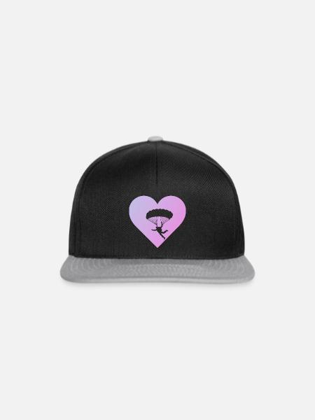 Skydive Luft - Snapback Cap - Schwarz/Grau
