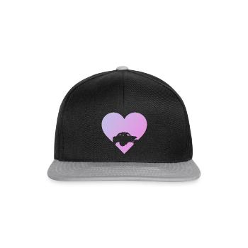 Autocross Rennwagen Flitzer - Snapback Cap - Schwarz/Grau - Vorne