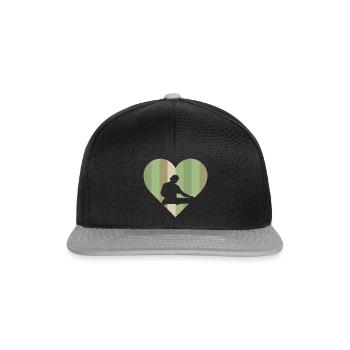 DJ Jumpstyle Shuffle - Casquette snapback - noir/gris - Devant