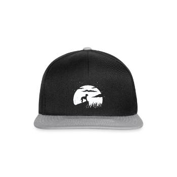 Bedlington Terrier - Casquette snapback - noir/gris - Devant
