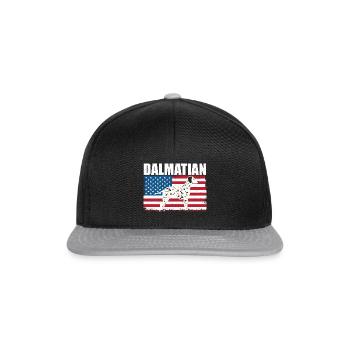 Dalmate - Casquette snapback - noir/gris - Devant