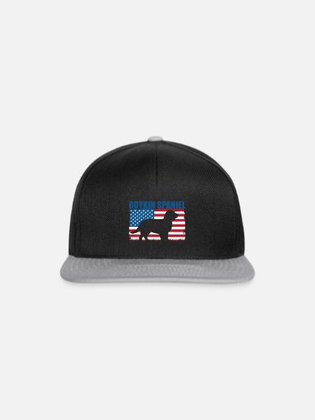 Boykin Spaniel - Snapback Cap - Schwarz/Grau
