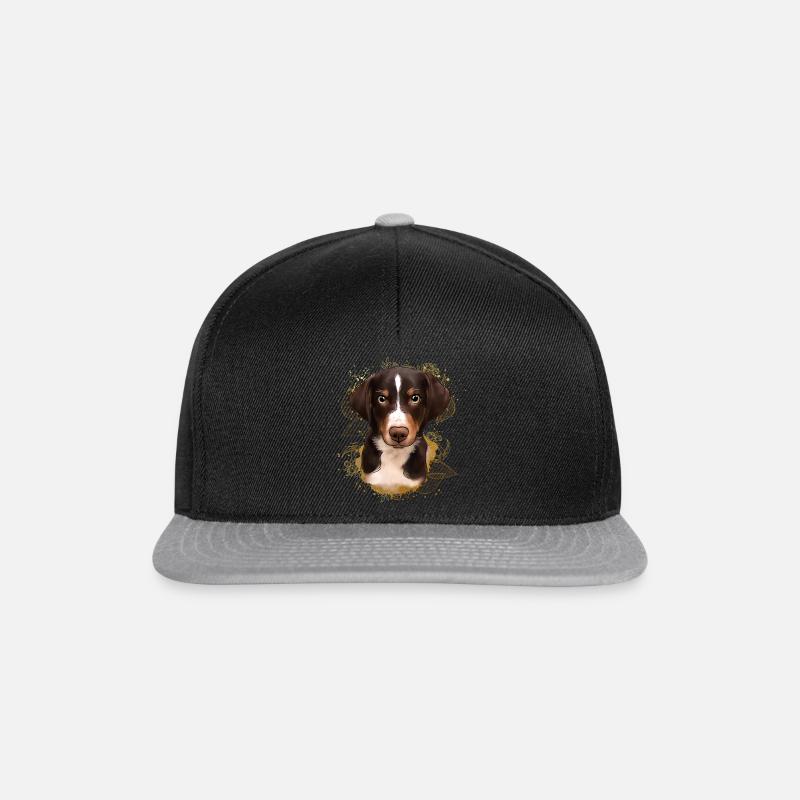 Bernese mountain dog - Snapback Cap - black/grey