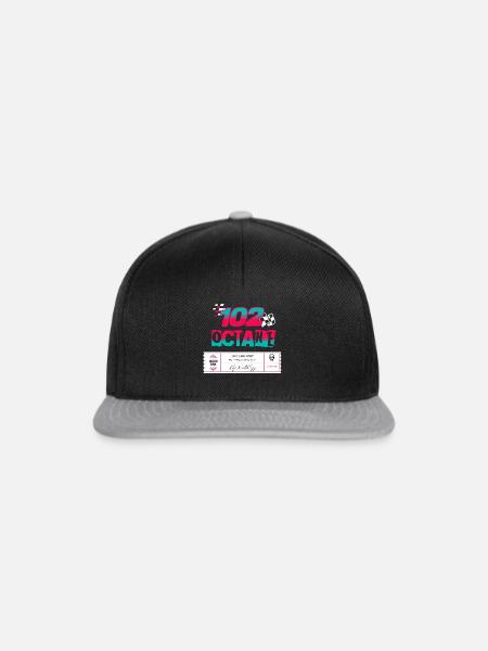 102 Octane Cap - Snapback Cap - Schwarz/Grau