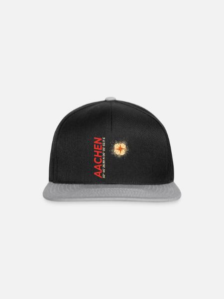 Aachen - Snapback Cap - Schwarz/Grau