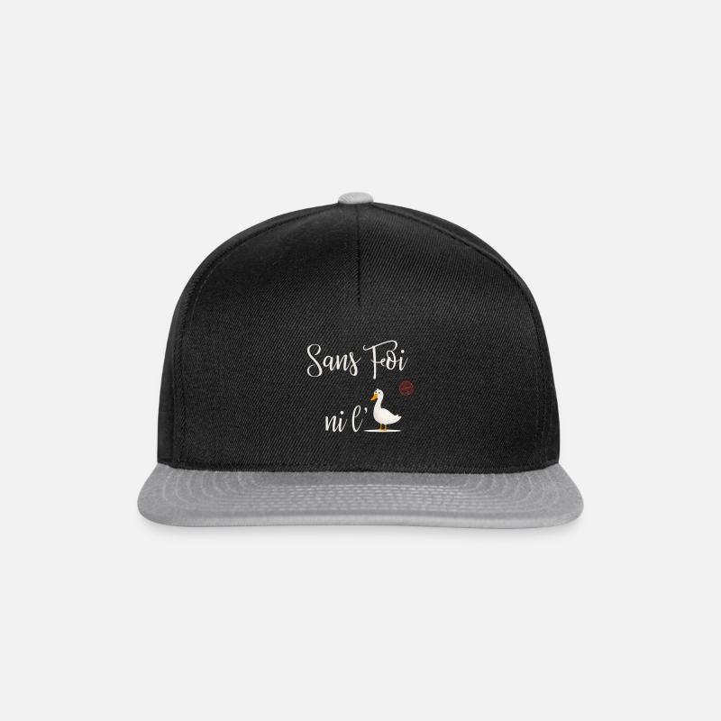 Without Faith or Goose - Snapback Cap - black/grey
