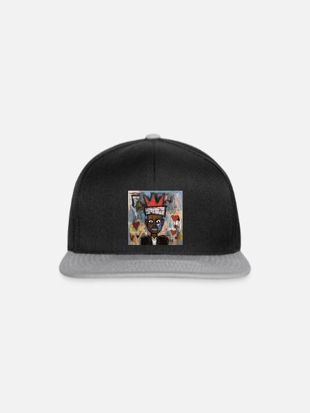 KÖNIG STREET ART LIEBE - Snapback Cap - Schwarz/Grau