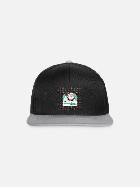 WEIHNACHTEN - Snapback Cap - Schwarz/Grau