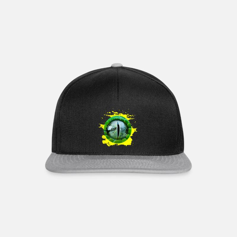 AUGE - Snapback Cap - Schwarz/Grau