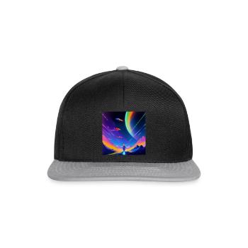 Sci Fi Heroes - Casquette snapback - noir/gris - Devant