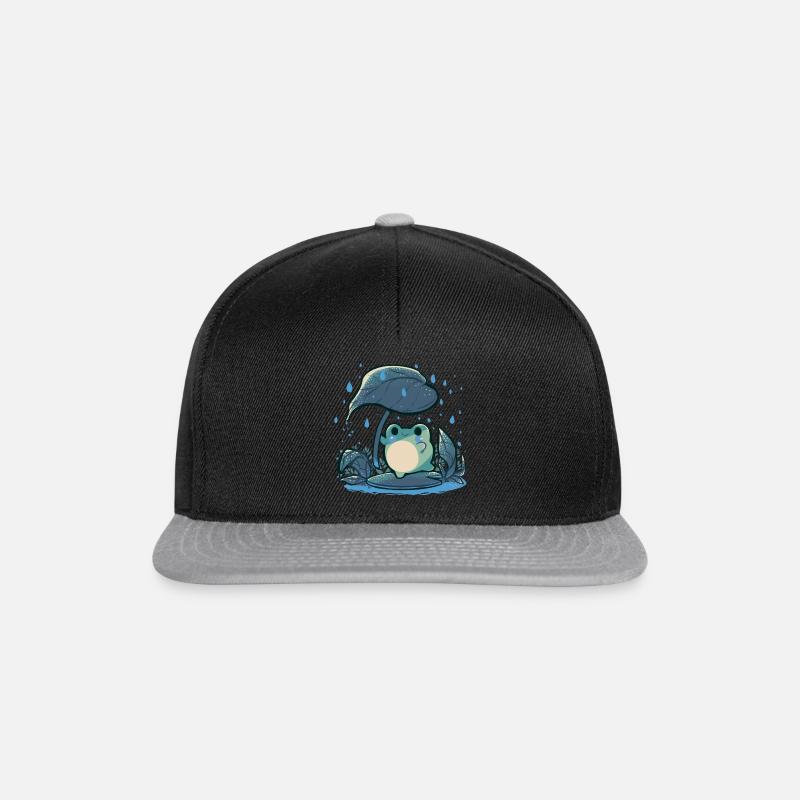 Abri feuillu - Casquette snapback - noir/gris