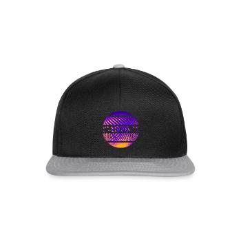 1976 - Snapback Cap - Schwarz/Grau - Vorne