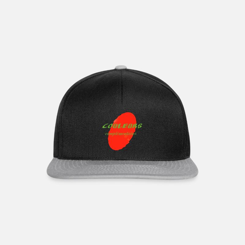 Couleurs complementaires 4 - Casquette snapback - noir/gris